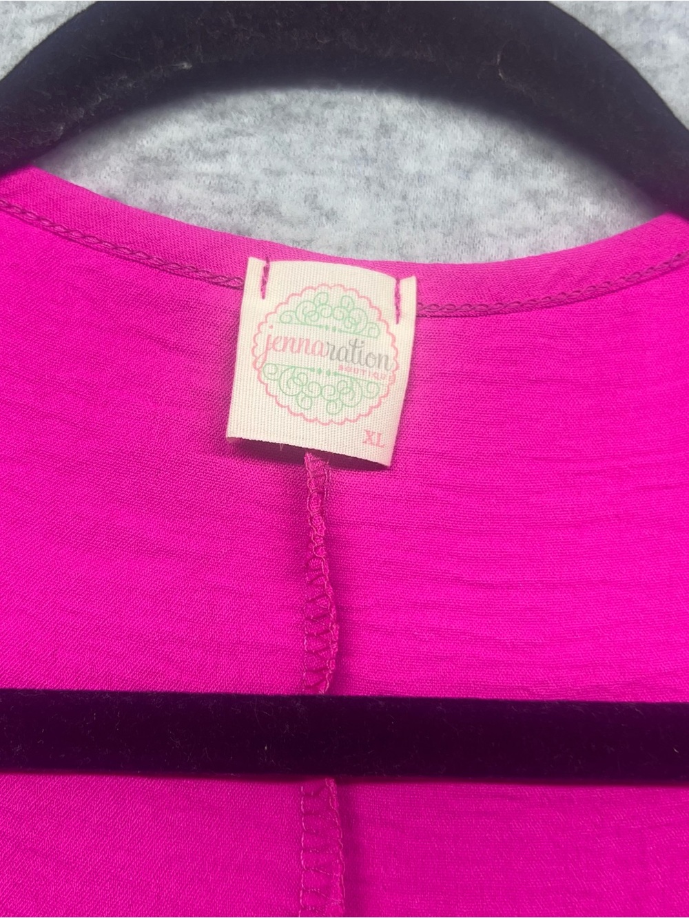 Bright Pink V-Neck Tunic with Chest Pocket - Women - Picture 4 of 8